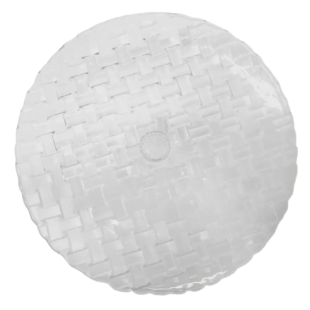Centro De Mesa Com Pé Cristal 31 Cm Class Home