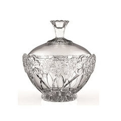 Potiche de Vidro Com Tampa Decorativo Class Home