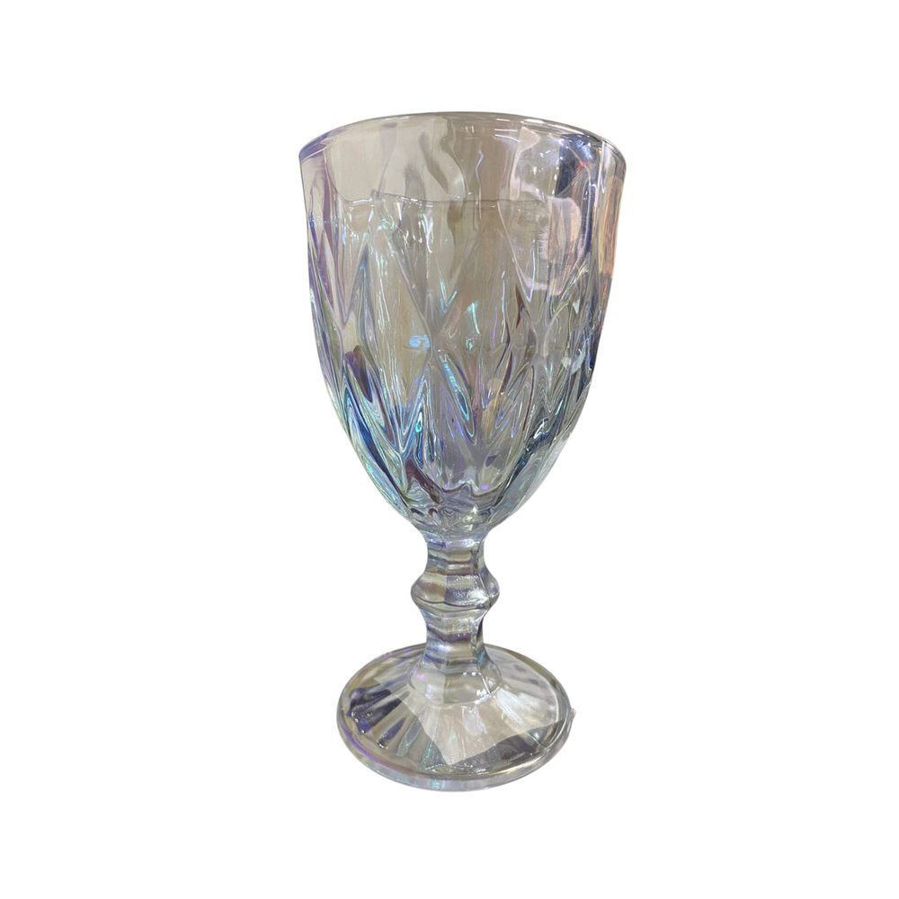 Taça Rainbow Diamond 300ml de Vidro Class Home