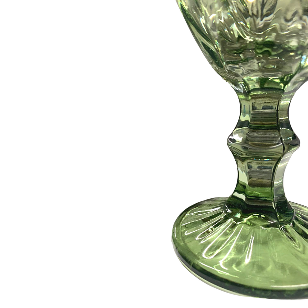 Taça de Agua Diamante Verde 300ml Class Home