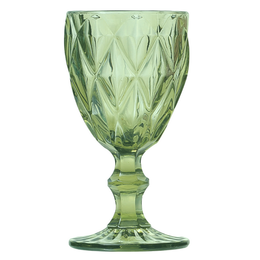 Taça de Agua Diamante Verde 300ml