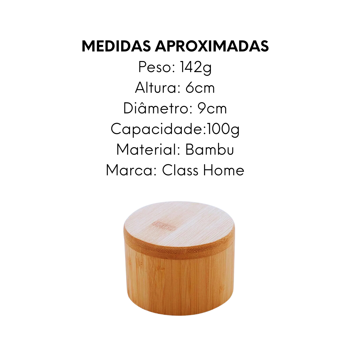 Saleiro Linha Bambu 100g Class Home