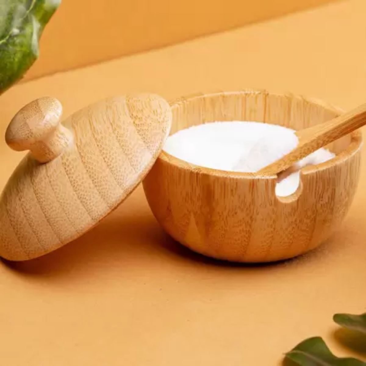 Açucareiro Com Colher Bambu 150ml Lyor