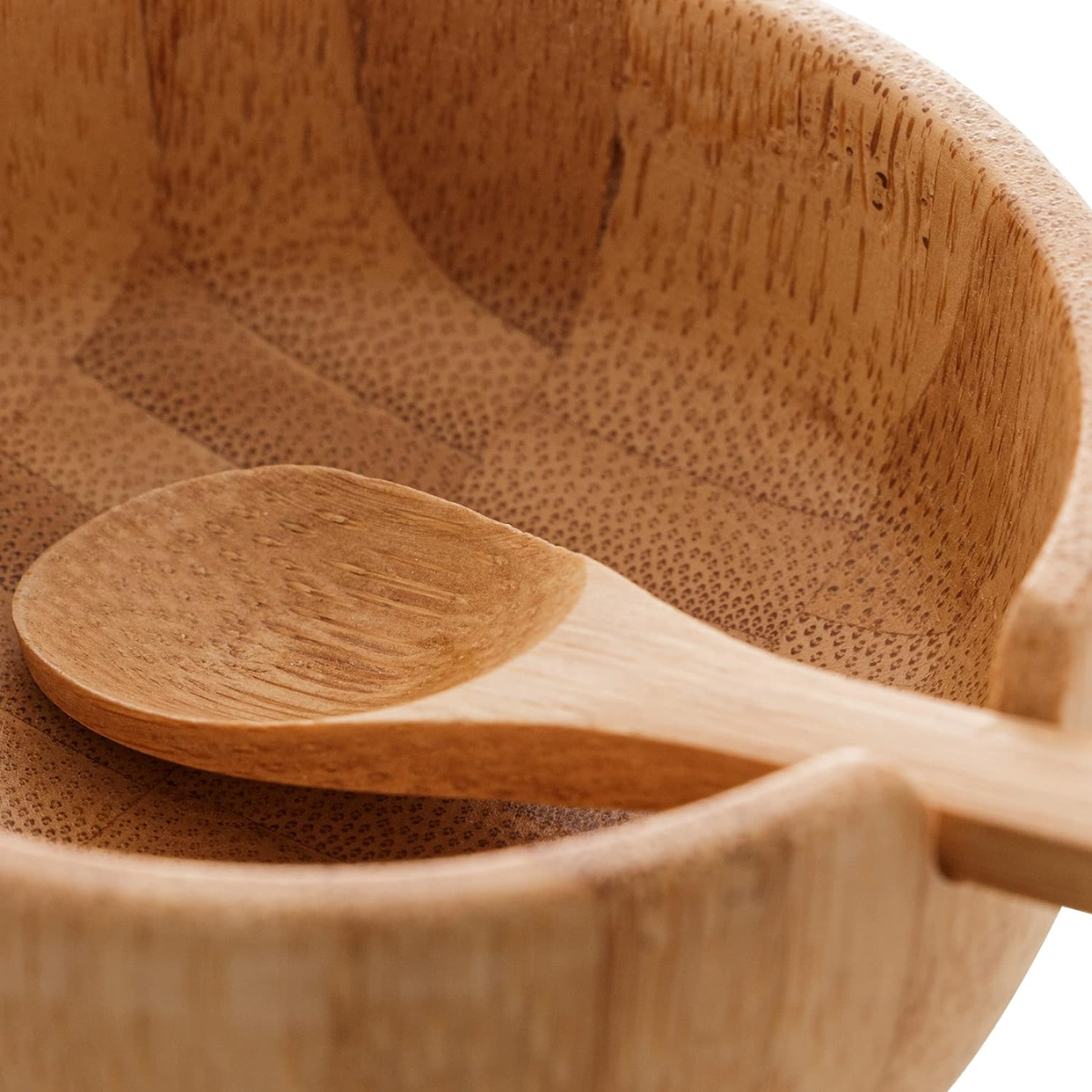 Açucareiro Com Colher Bambu 150ml Lyor