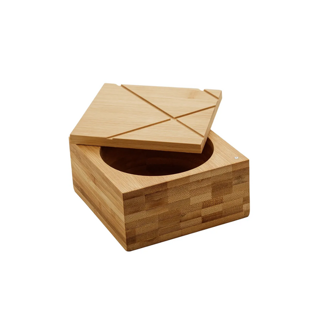 Saleiro Quadrado de Bambu 400ml A Gourmet Hover Image