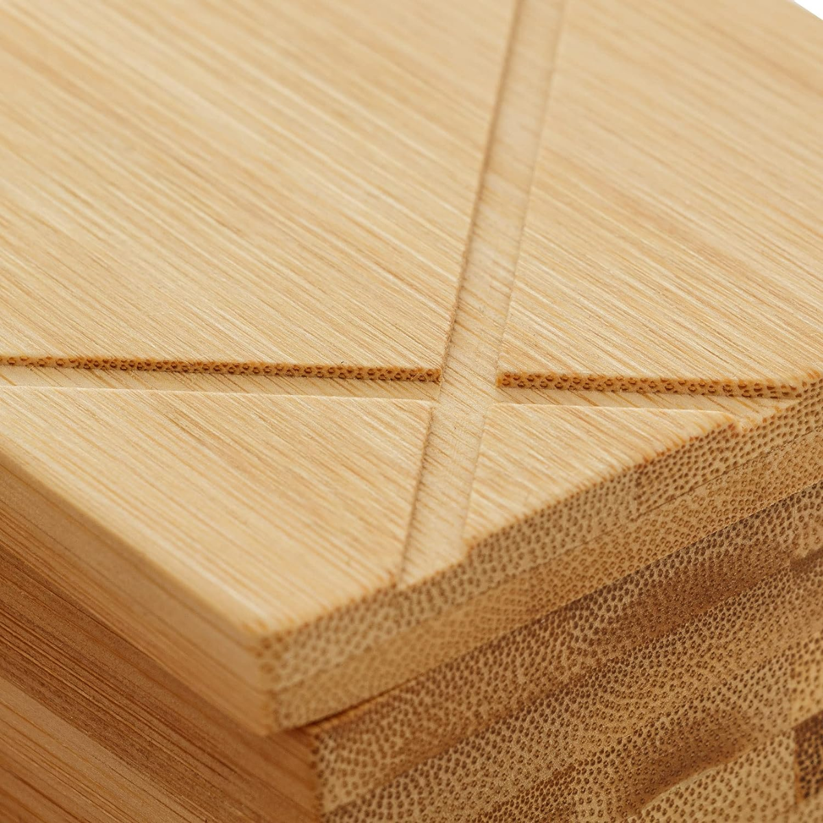 Saleiro Quadrado de Bambu 400ml A Gourmet