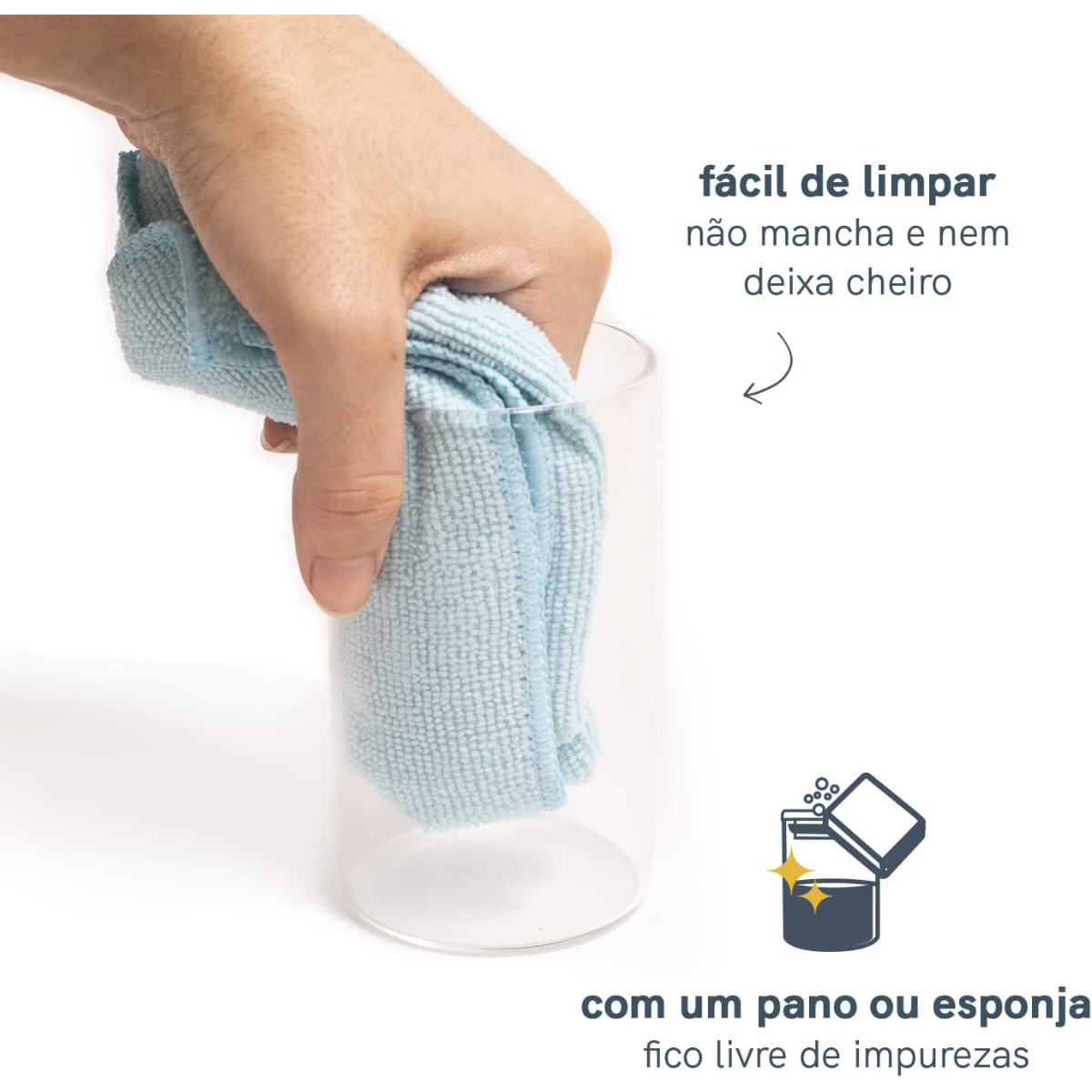 Pote Hermético de Vidro e Bambu Com Tampa 1,100ml Class Home