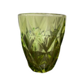 Copo Diamond Verde de Vidro