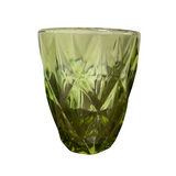 Copo Diamond Verde de Vidro Class Home