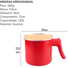 Fervedor em Alumínio e Cerâmica Class Home 1,25L