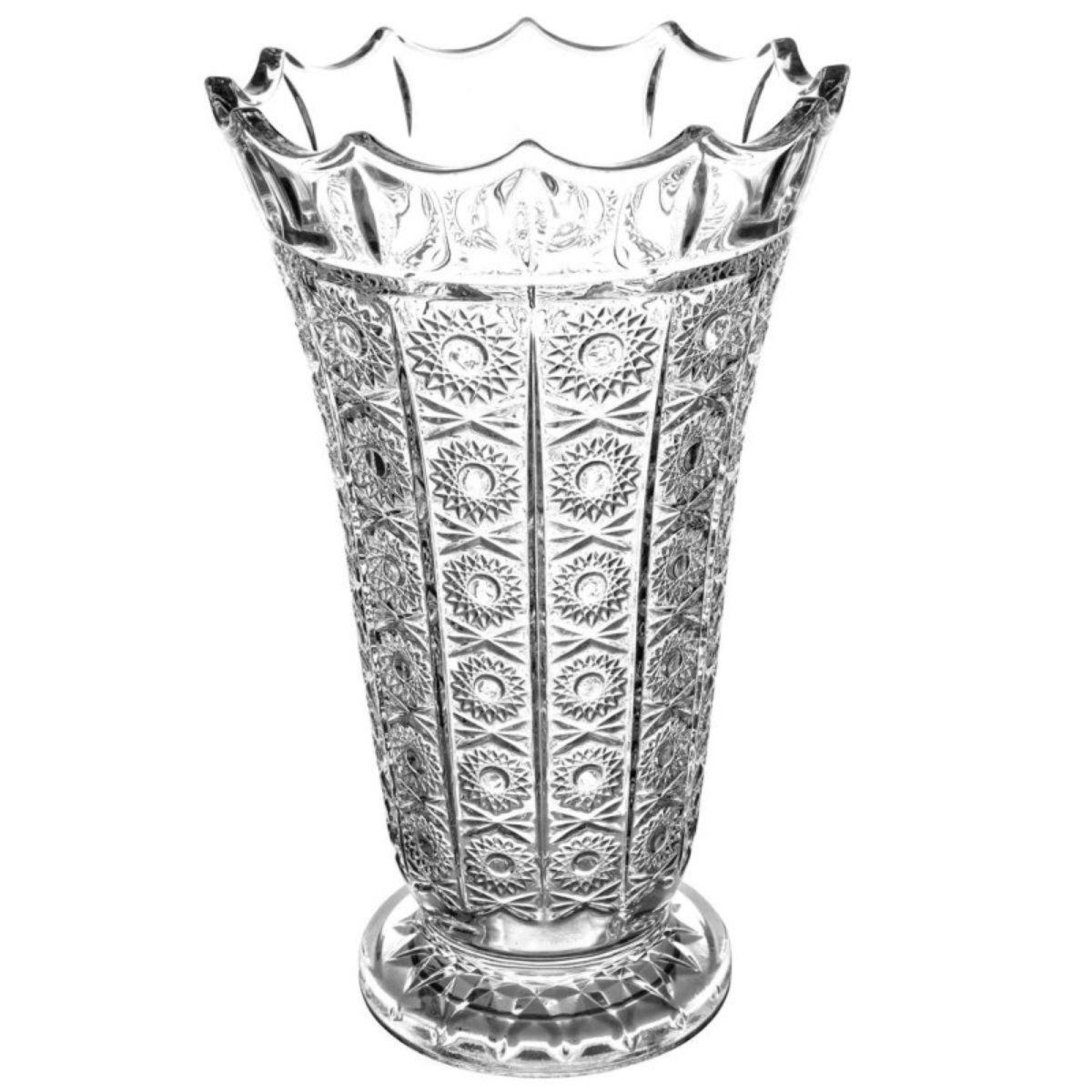 Vaso de Cristal Com Pé Transparente Class Home