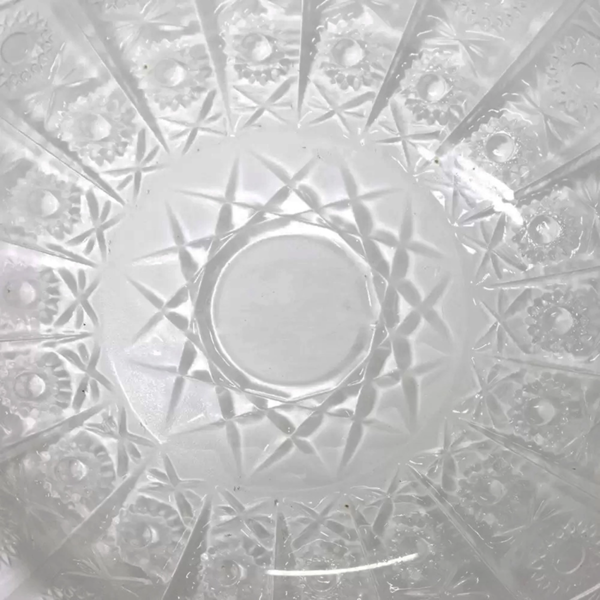 Centro de Mesa Cristal 24cm em Vidro Class Home