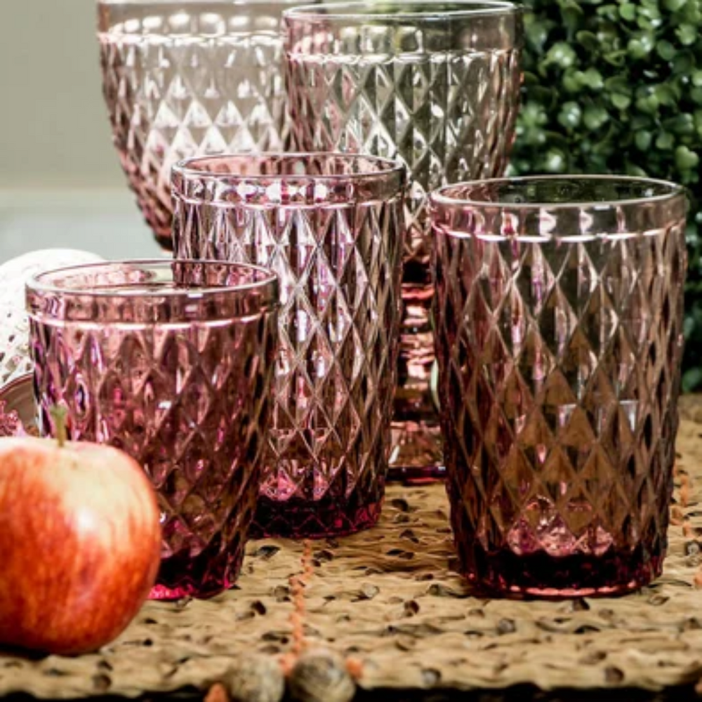 Copo Água Diamante Lilás 350ml Class Home