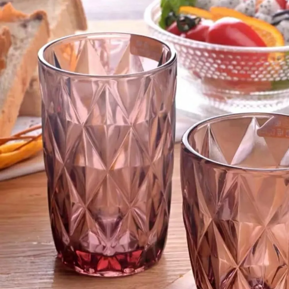 Copo Água Diamante Lilás 350ml Class Home