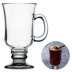 Caneca Capuccino Irish de Vidro 230ml Class Home