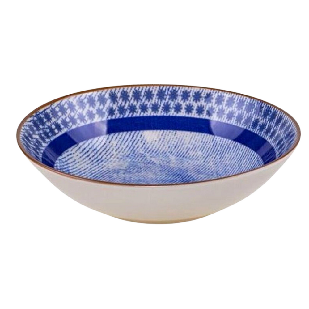 Jogo Jantar de 16 Peças Unni Jeans Oxford em Cerâmica Oxford