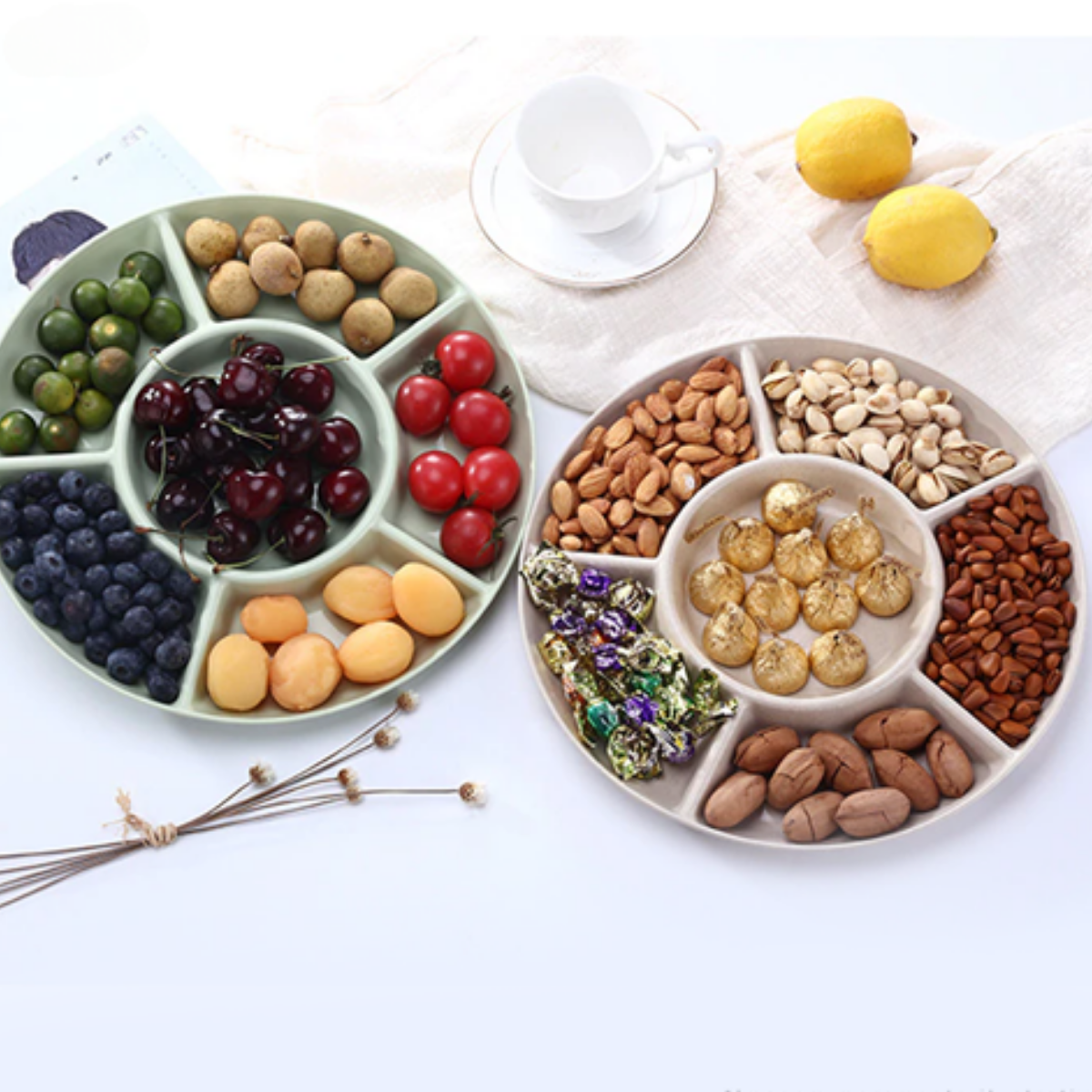 Petisqueira 5 Divisória Melamina 23cm - A Gourmet