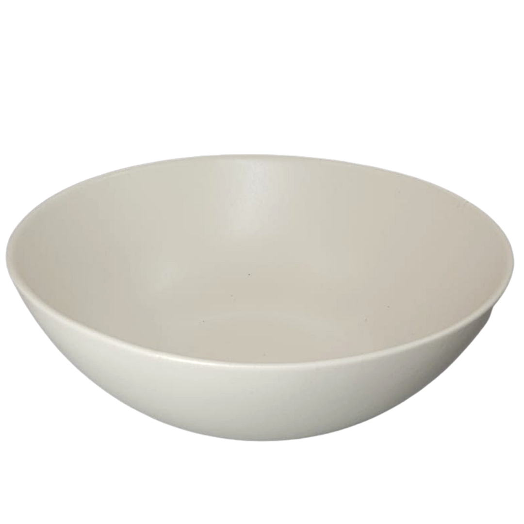 Tigela Bowl Saladeira 20cm Ceramica Branca Glob Imports