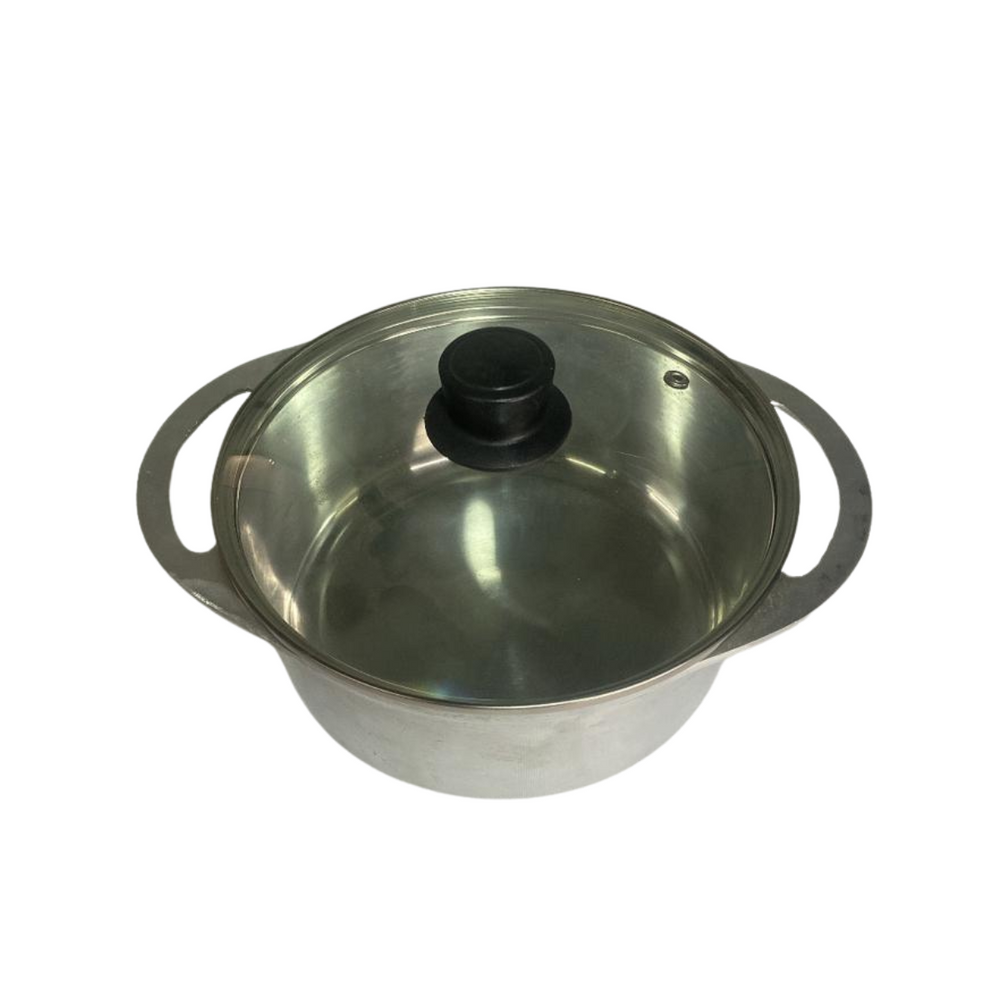 Caçarola de Alumínio Fundido C/ Tampa de Vidro 2,2L - A Gourmet