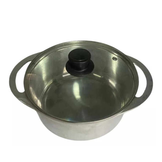 Caçarola de Alumínio Fundido 4L Tampa de Vidro - A Gourmet Hover Image