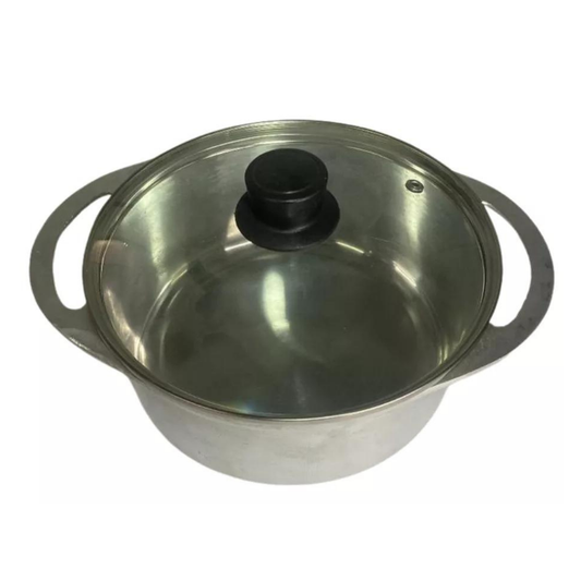 Caçarola de Aluminio Fundido Com tampa 5,6L