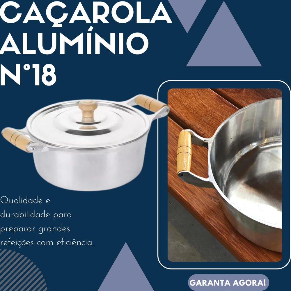 Caçarola AMTL N18 em Aluminio 1,7L Carola