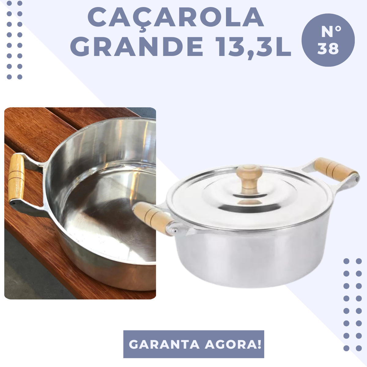 Caçarola Alumínio Fundido N38
