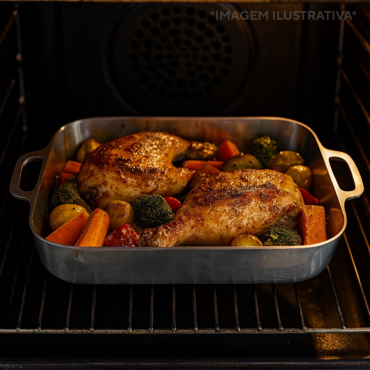 Assadeira Alumínio Fundido N01