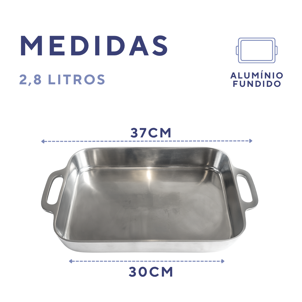 Assadeira Alumínio Fundido N01