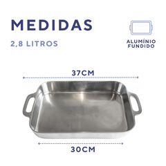 Assadeira Alumínio Fundido N01