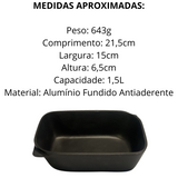 Assadeira Fundida Grassoet Antiaderente - A Gourmet