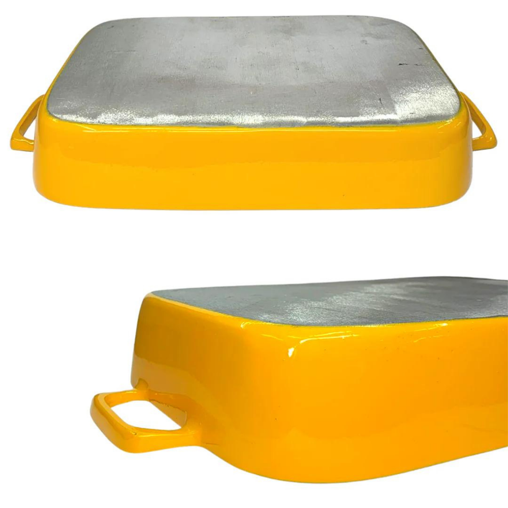 Assadeira Retangular Fundida Amarela Antiaderente N1 - A Gourmet