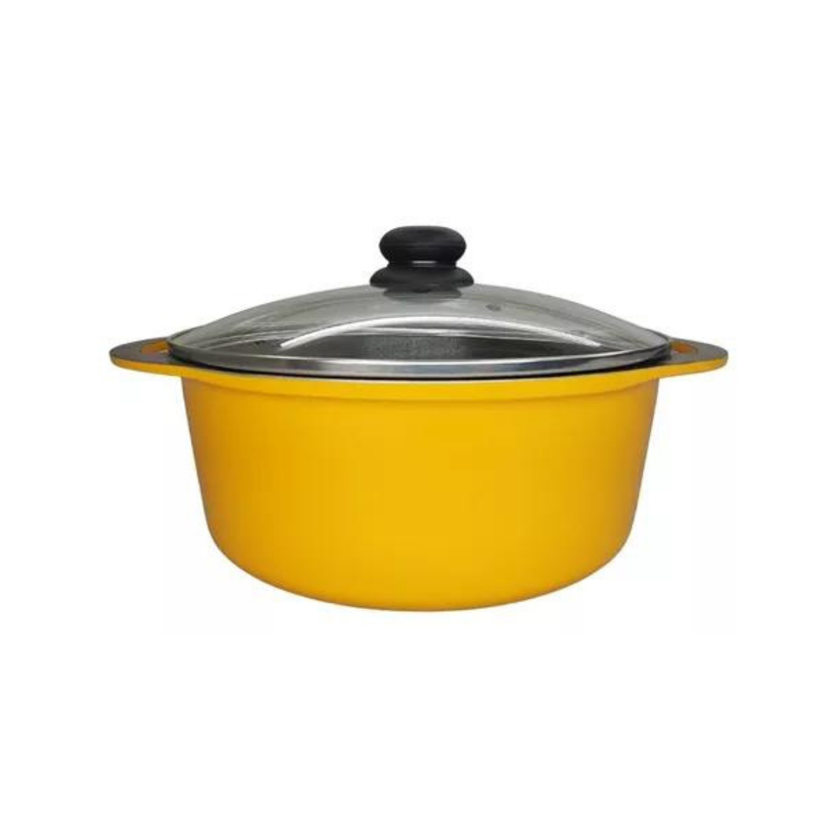 Caçarola Antiaderente Com Tampa N28 Amarela - A Gourmet