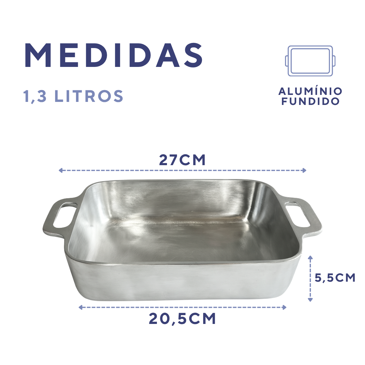 Assadeira Alumínio Fundido N00