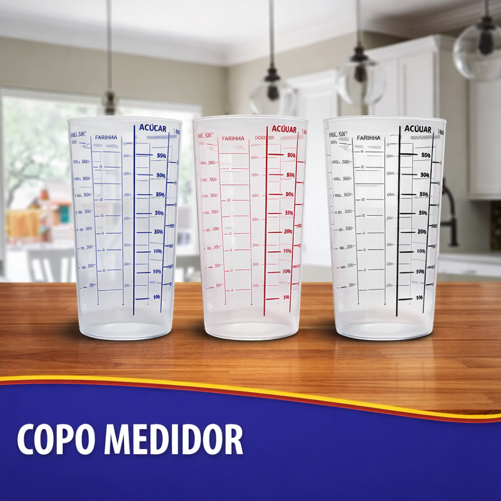 Copo Medidor Transparente 500ml