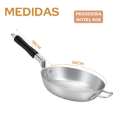Frigideira Hotel Nº 36 em Alumínio com Cabo de Baquelite – 5,7 L