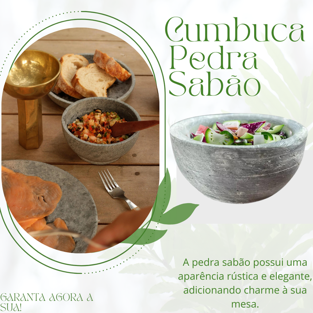 Cumbuca de Pedra Sabão 80ml - A Gourmet