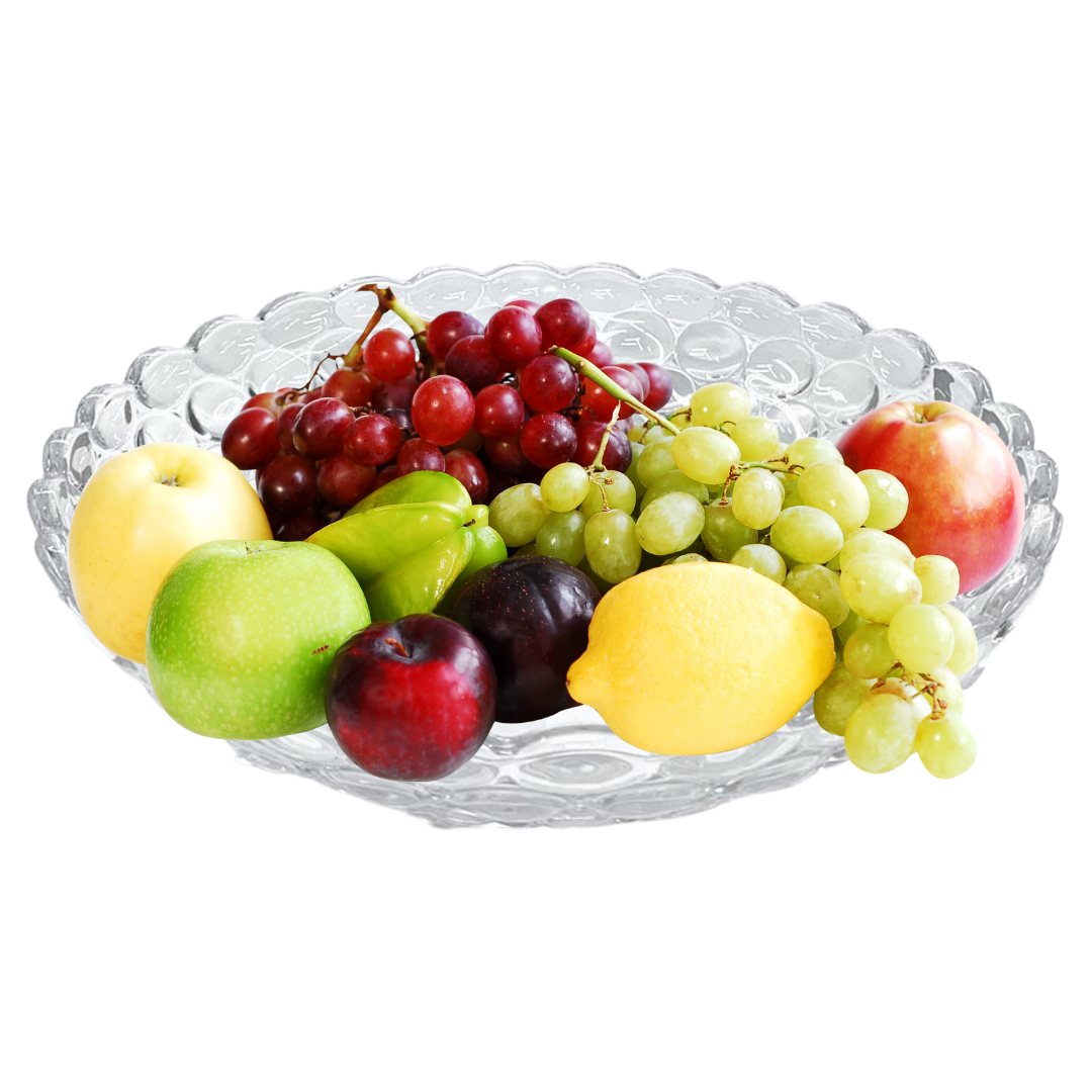 Fruteira Soga Decorative De Vidro 30cm Dolce Home
