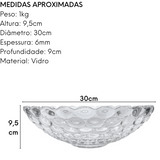 Fruteira Soga Decorative De Vidro 30cm Dolce Home