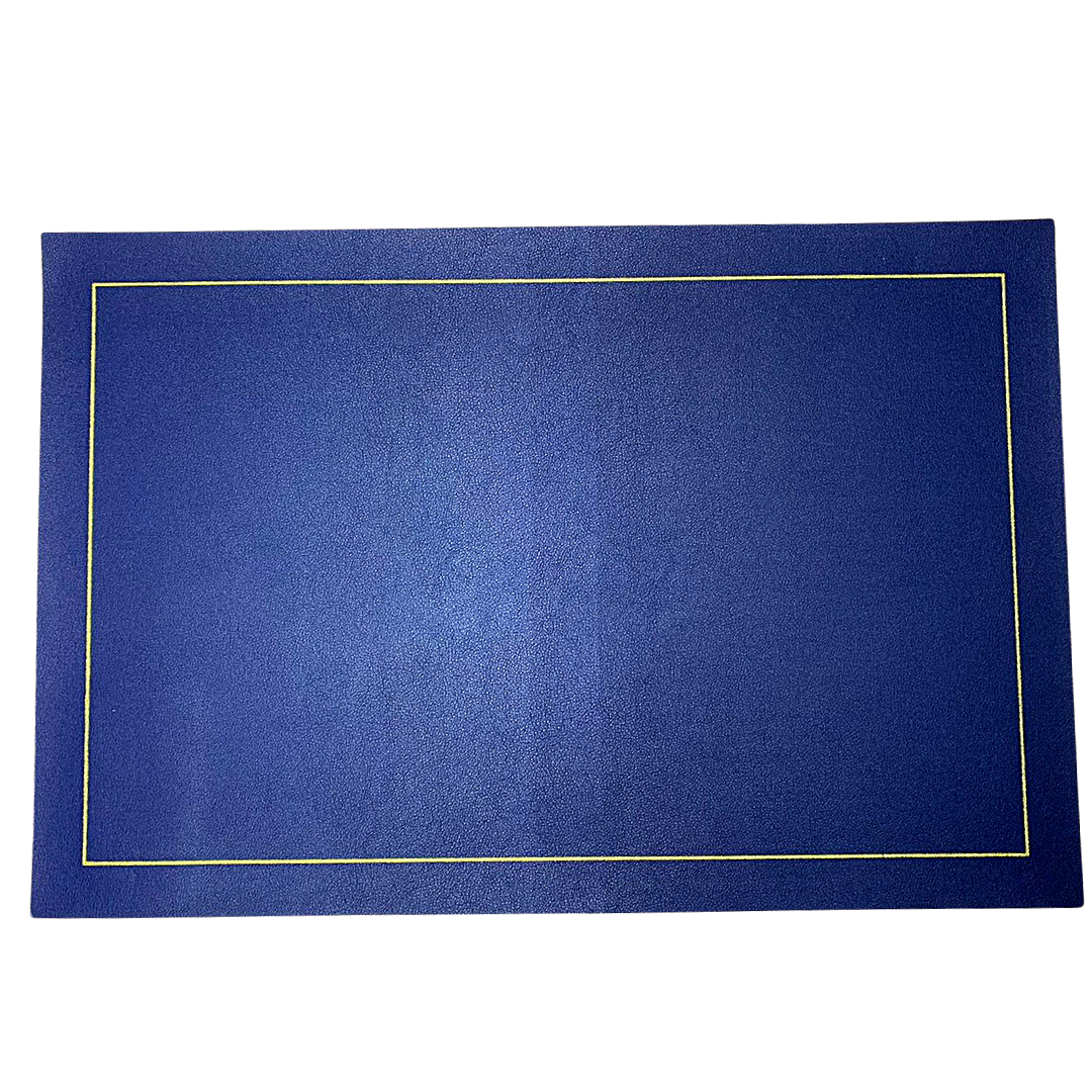 Lugar Americano Azul couro sintético Dolce Home