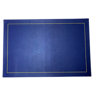 Lugar Americano Azul couro sintético Dolce Home