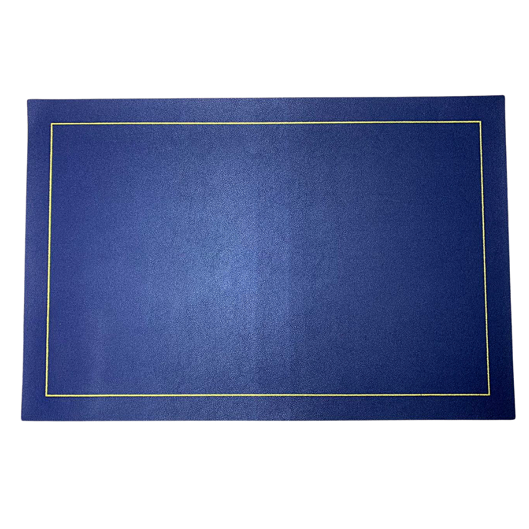 Lugar Americano Azul couro sintético Dolce Home