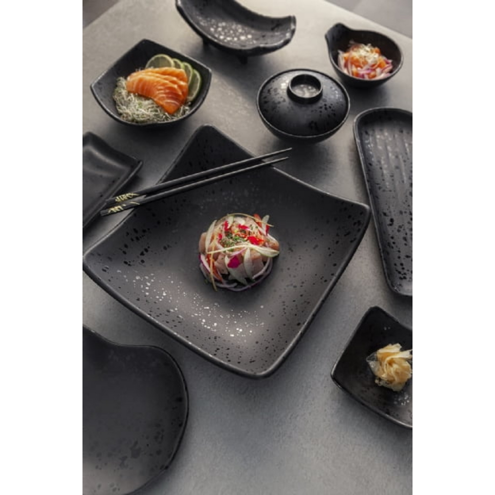 Molheira em Melamina Tóquio 175ml Preto Oxford