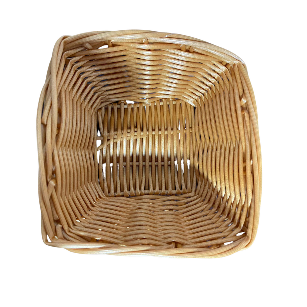 Cesto Quadrada Polietileno Bege GZT