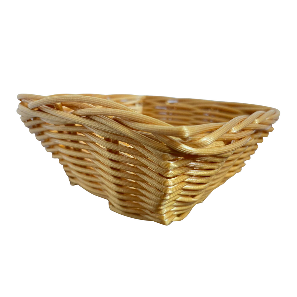 Cesto Quadrada Polietileno Bege GZT