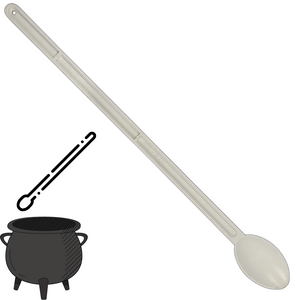Colher de Nylon Concava Funda 100cm Soirac