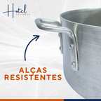 Caçarola Hotel Reta N26 Alumínio - A Gourmet