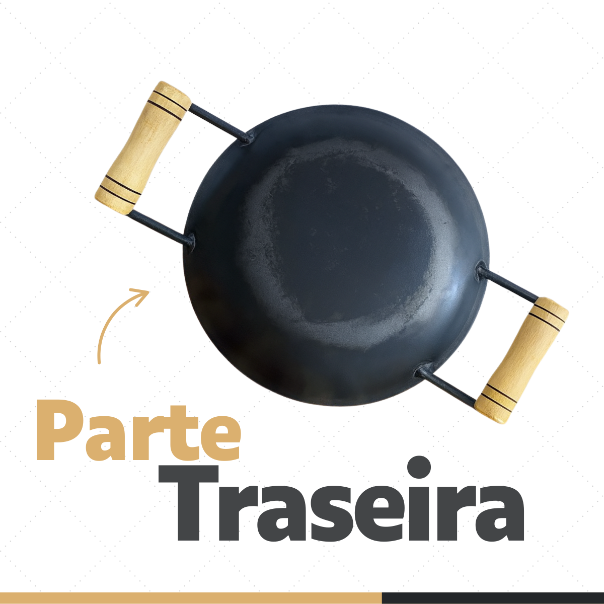 Tacho Aço Carbono 22cm