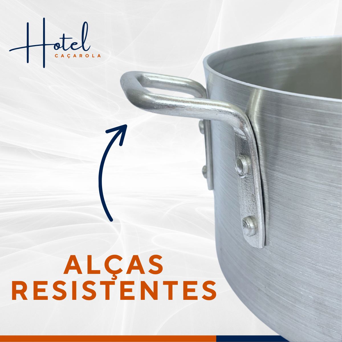 Caçarola Hotel Reta N24 Alumínio - A Gourmet