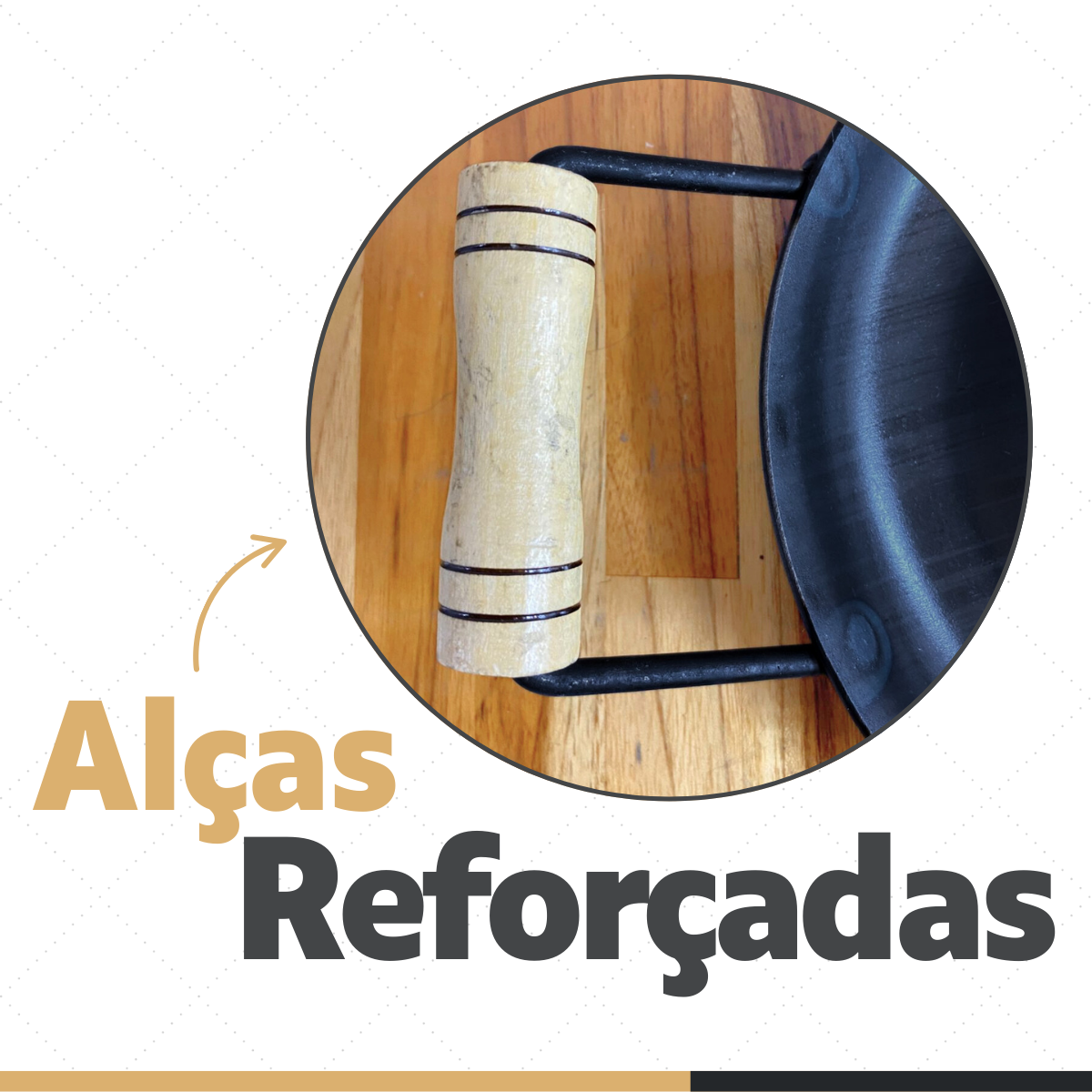 Tacho Aço Carbono 22cm